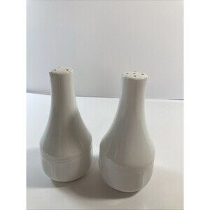 Vintage White Salt and Pepper Shakers Made in Japan